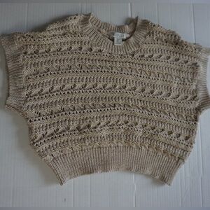 Rachel zoe Knit cropped sweater cover up